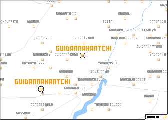 map of Guidan Nahantchi