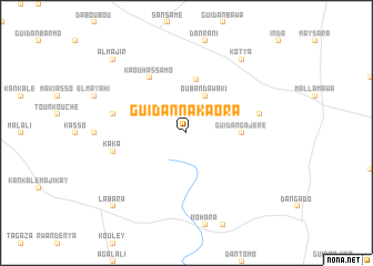 map of Guidan Nakaora