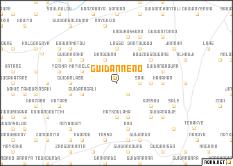 map of Guidan Néno