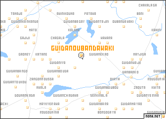 map of Guidan Oubandawaki