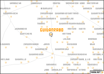 map of Guidan Rabo