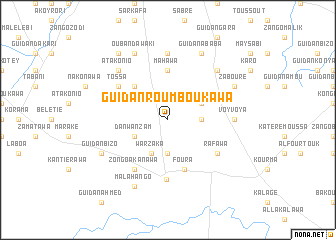 map of Guidan Roumboukawa