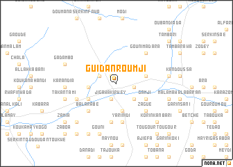 map of Guidan-Roumji