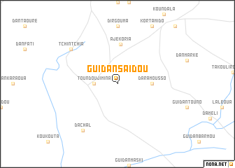 map of Guidan Saïdou