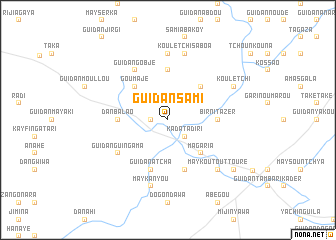 map of Guidan Sami