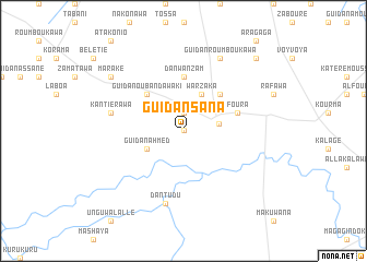 map of Guidan Sana