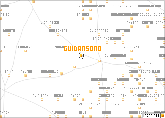 map of Guidan Sono