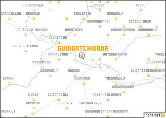 map of Guidan Tchidadé