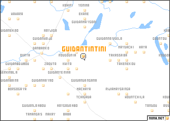 map of Guidan Tintini