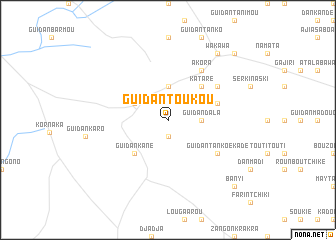 map of Guidan Toukou