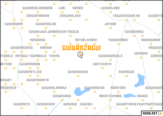 map of Guidan Zagui