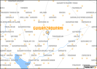 map of Guidan Zaourami