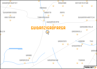 map of Guidan Zigao Farga