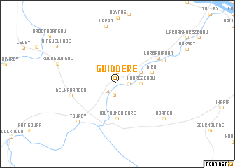 map of Guiddéré