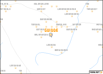 map of Guiddé