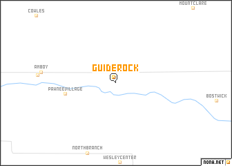 map of Guide Rock
