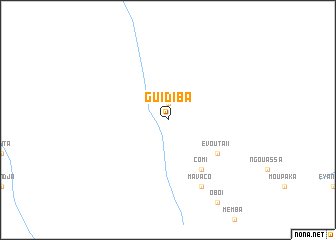 map of Guidiba