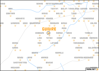 map of Guidiré