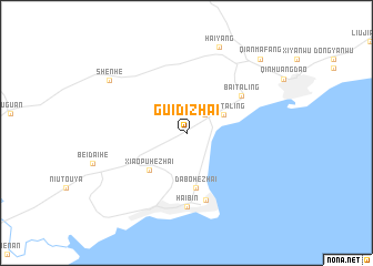 map of Guidizhai