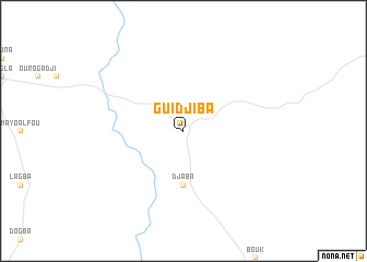 map of Guidjiba