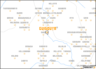 map of Guidouya