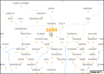 map of Guien