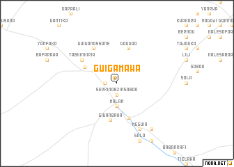 map of Guigamawa