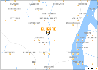 map of Guigané