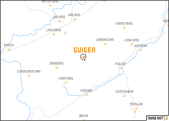 map of Guigen