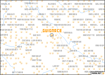 map of Guignace