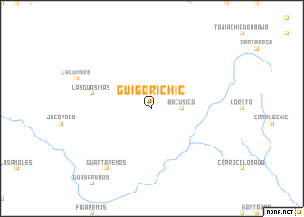 map of Guigorichic