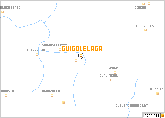 map of Guigovelaga