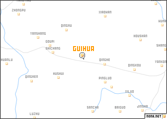 map of Guihua