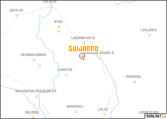 map of Guijarro