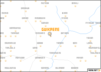 map of Guikpéré