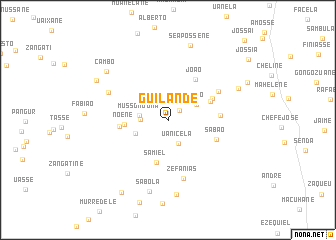 map of Guilande