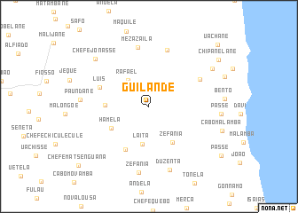 map of Guilande