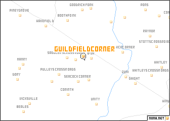 map of Guildfield Corner