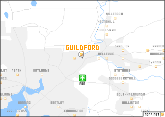 map of Guildford