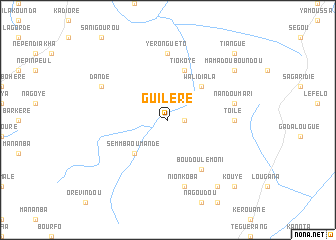 map of Guiléré