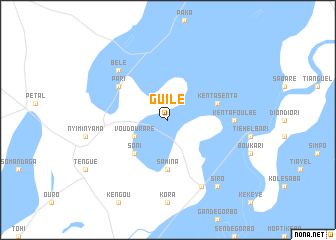 map of Guilé