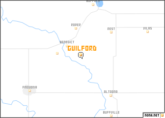 map of Guilford