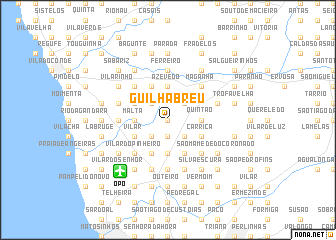 map of Guilhabreu