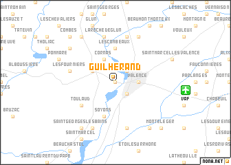 map of Guilherand