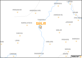 map of Guilin