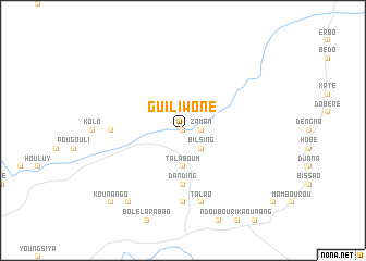 map of Guiliwoné