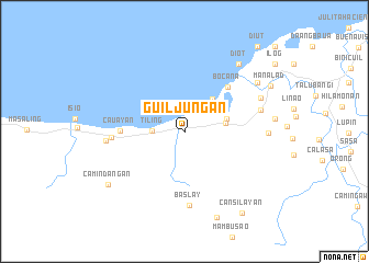 map of Guiljuñgan