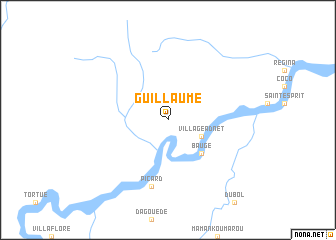 map of Guillaume