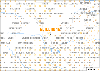 map of Guillaume