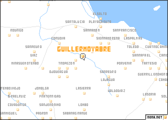 map of Guillermo Yabre